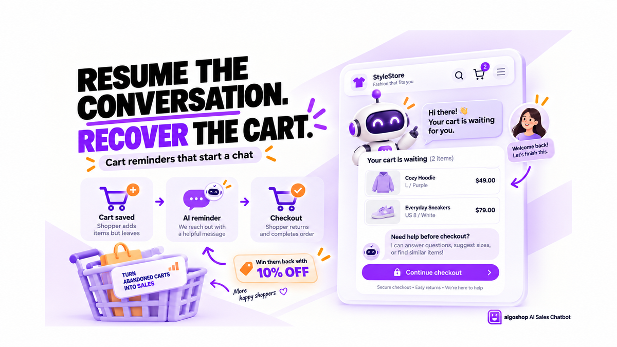 AlgoShop AI Sales Chatbot